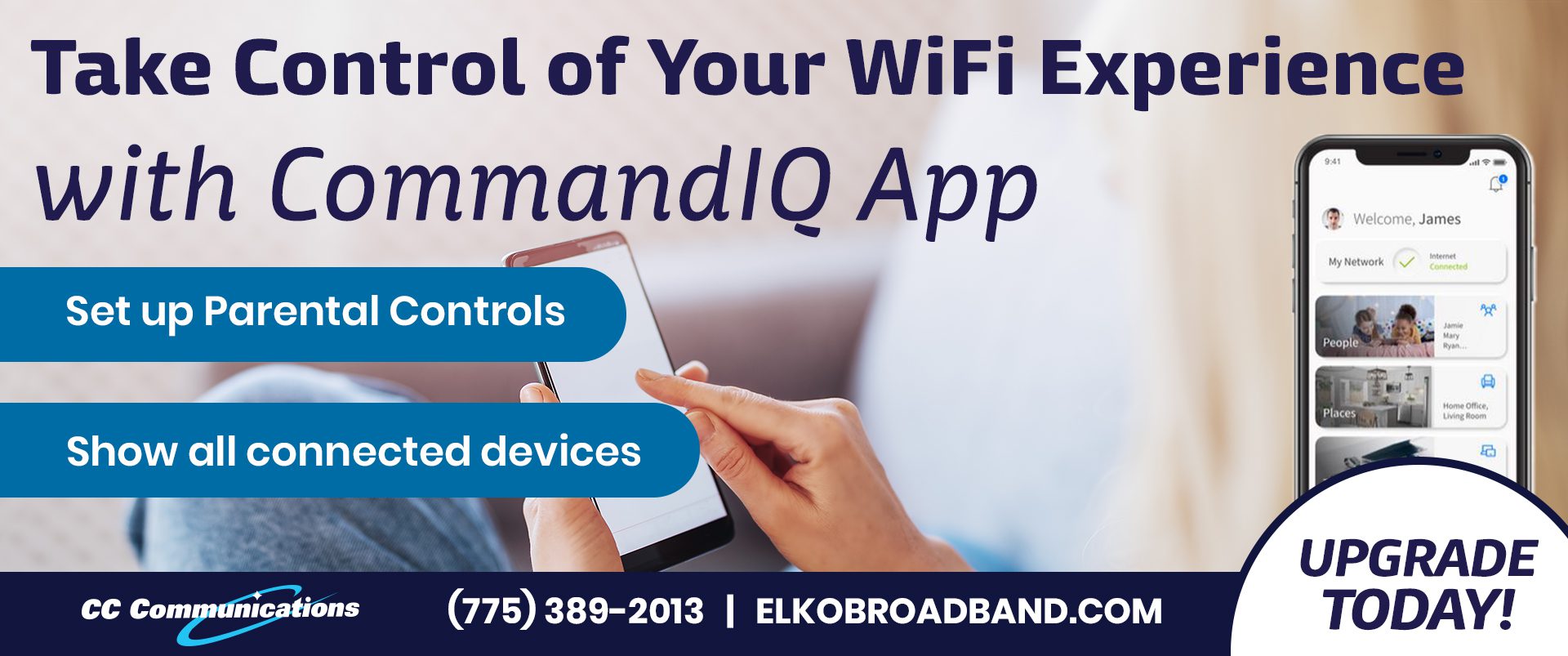 Take Conrol of your WiFi Experience with CommandIQ app