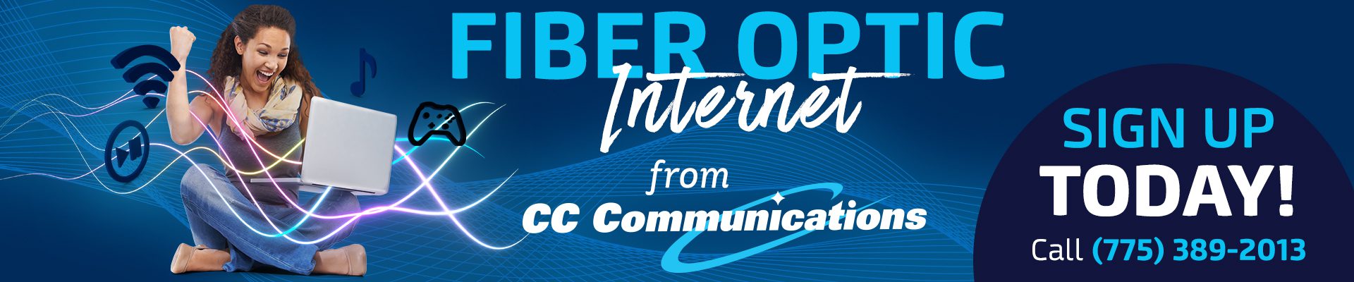 Fiber Optic Internet from CC Communications.